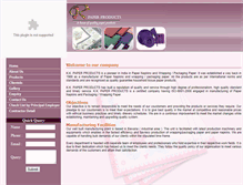 Tablet Screenshot of kkpaperproducts.com